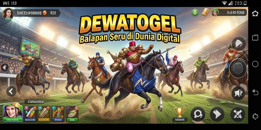 Gameplay seru balapan di DEWATOGEL dengan grafik menakjubkan.