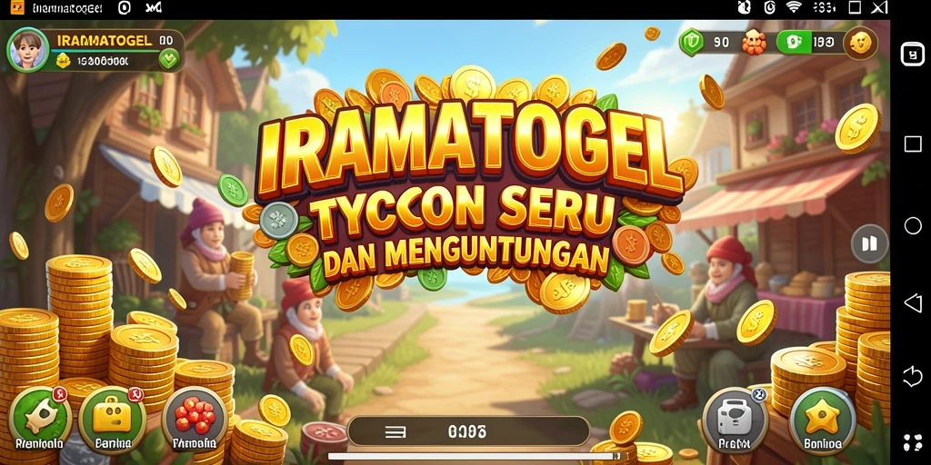 Tampilan menarik dari gameplay Tycoon IRAMATOGEL.