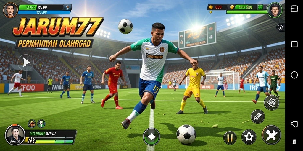 Tampilan gameplay seru dan kompetitif di JARUM77.