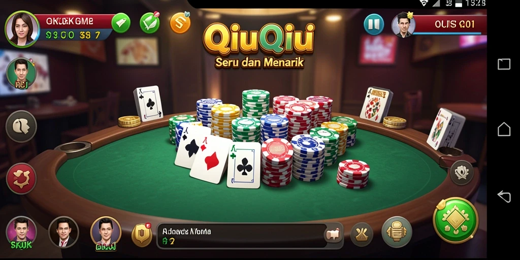 Gameplay QiuQiu yang penuh strategi dan keseruan.