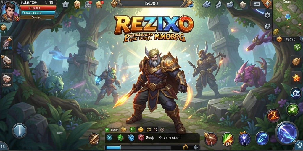 Tampilan gameplay epik dari REZIXO yang mengasyikkan.